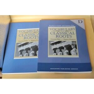 Vocabulary from Classical Roots D Grade 10 Teacher's Guide Answer Key & Workbook